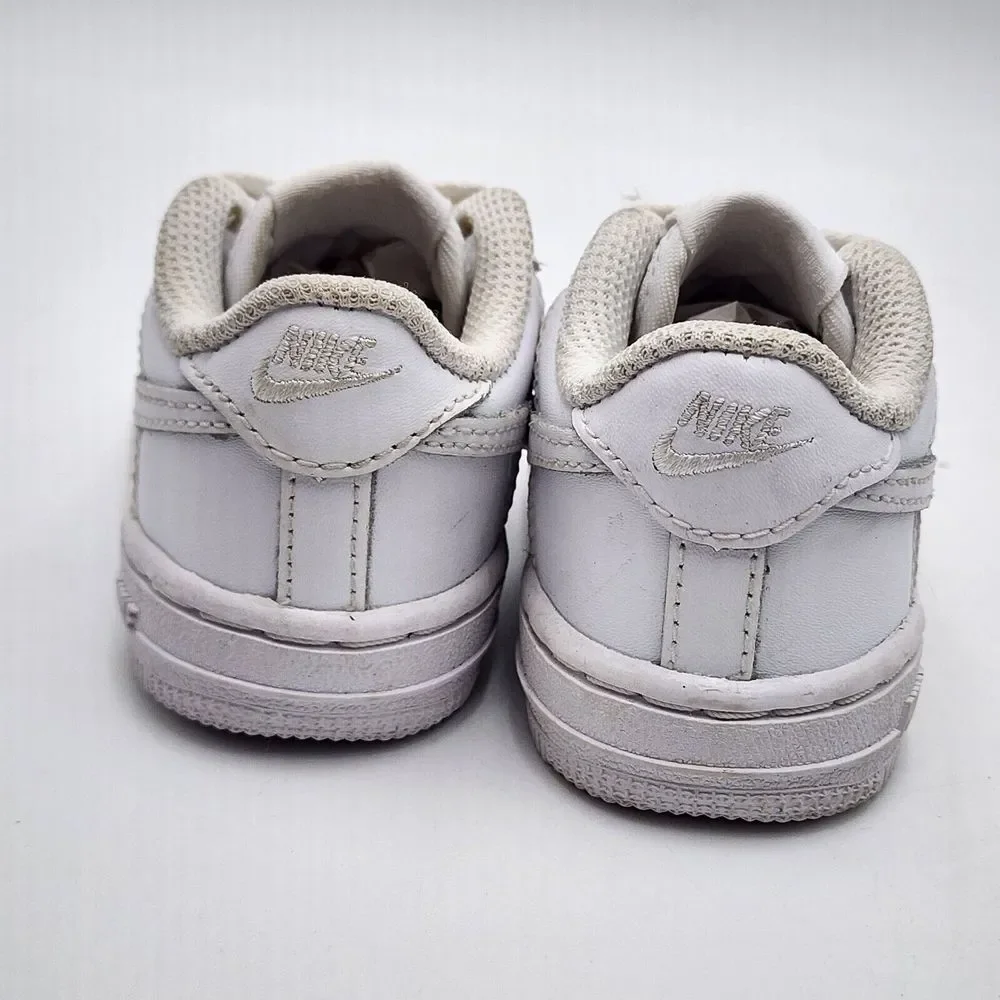 Nike Force 1 LE White/White (DH2926 111) Toddler Size 4C Shoes Sneakers‎